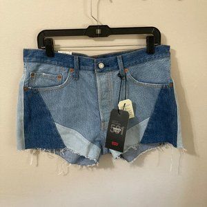 NWT Levi's 501Button Fly Altered Jean shorts